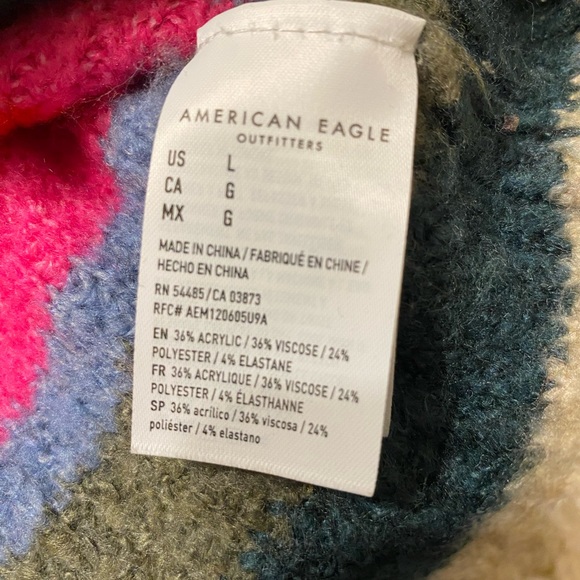 American Eagle Stripped Sweater - Picture 6 of 6
